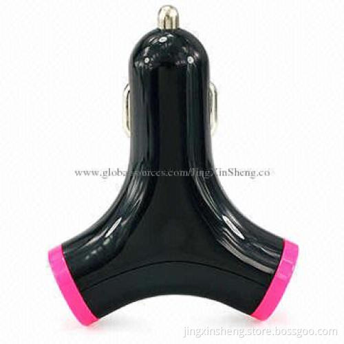 2.3A Mini Car Charger with Multicolor Ring